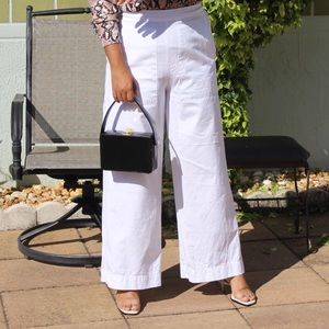 White Mossimo trousers wide leg cotton pants from Target